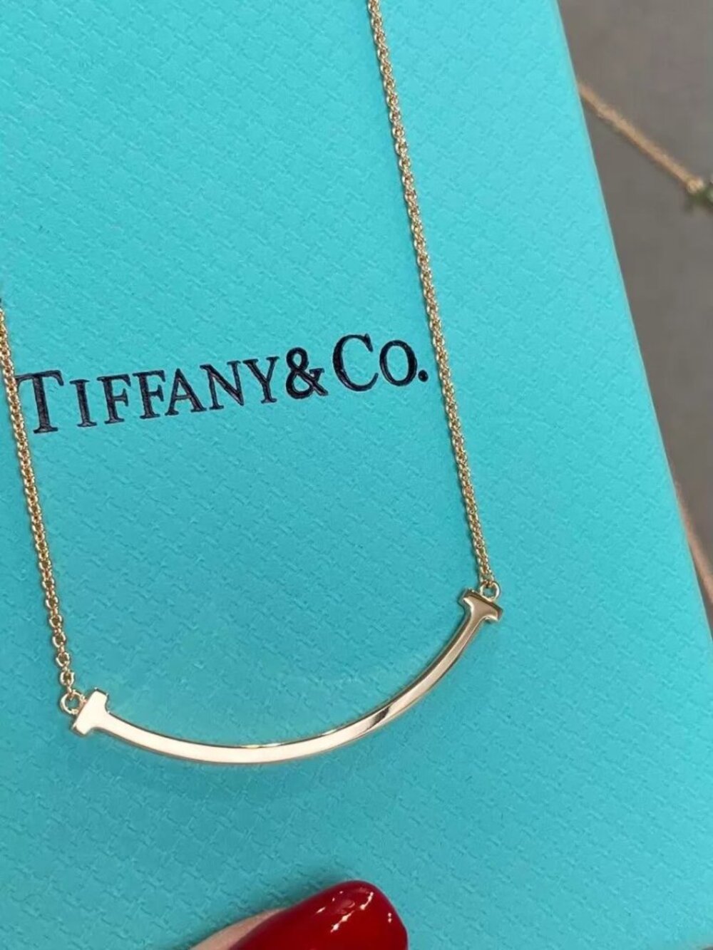 Tiffany & Co. T Smile Necklace